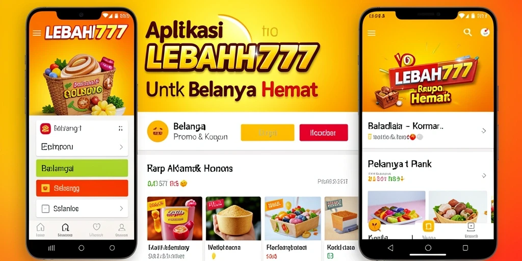 Tampilan antarmuka aplikasi LEBAH777 untuk penawaran kupon dan promo.