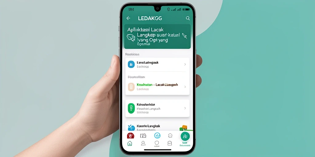 Antarmuka aplikasi LEDAKGG yang menampilkan statistik langkah dan grafik kemajuan.
