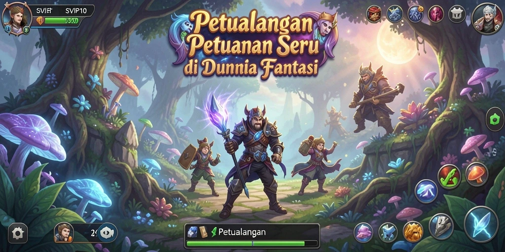 Tampilan antarmuka SVIP10 yang menakjubkan dalam petualangan.